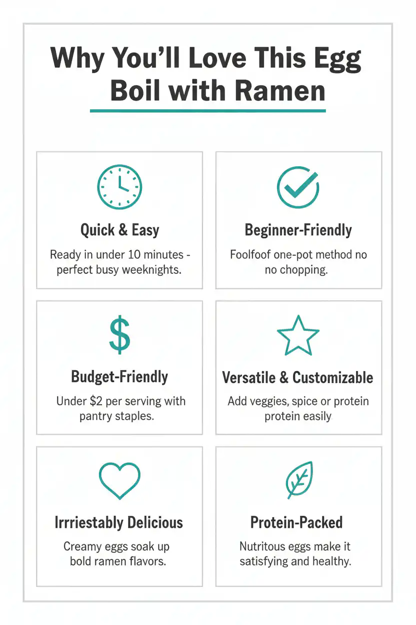 Why you'll love egg boil with ramen