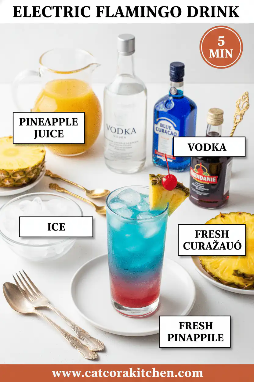 Electric flamingo drink ingredients