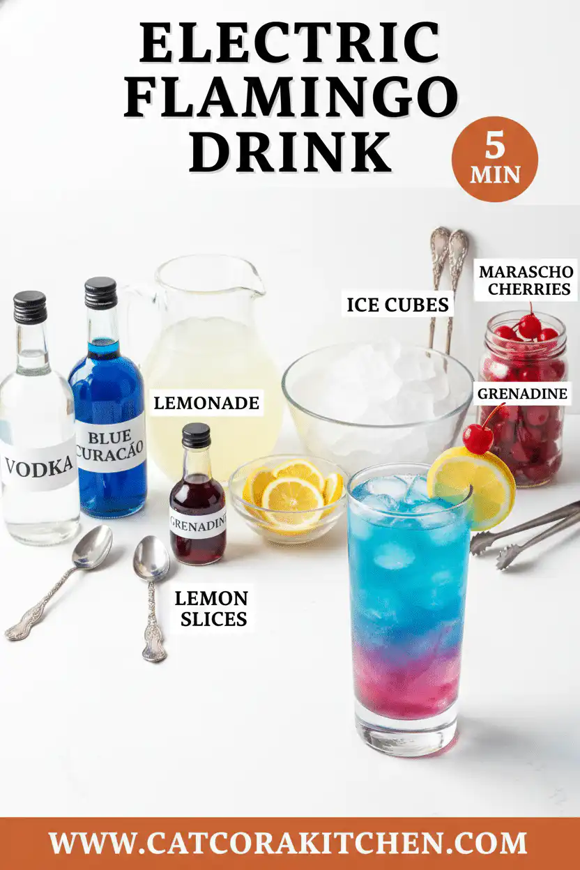 Electric flamingo drink ingredients