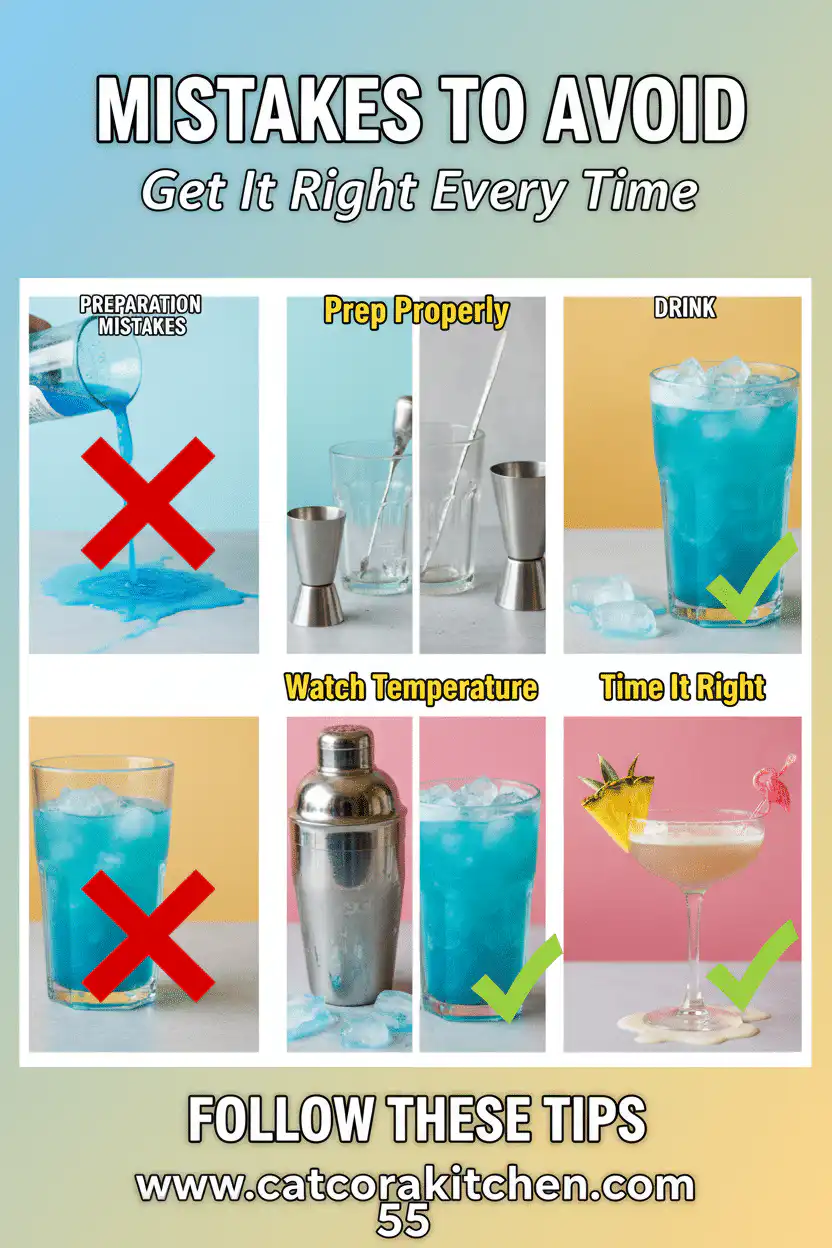 Electric flamingo drink common mistakes