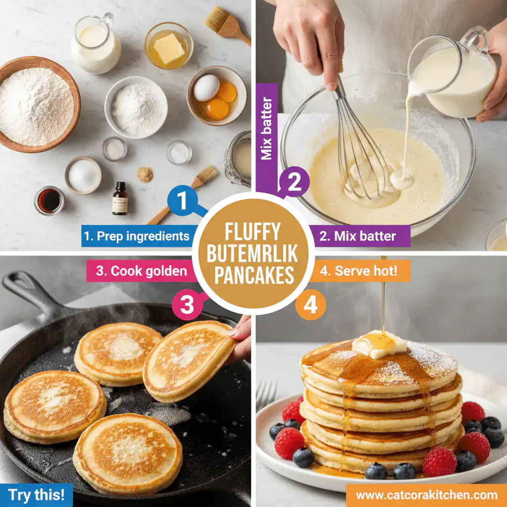 card recipe ingredients and instructions fluffy buttermilk pancakes