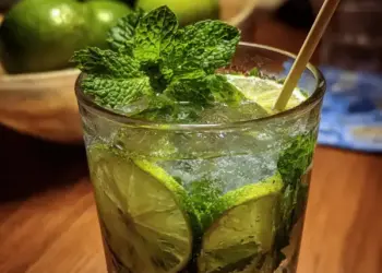fresh mint mojito