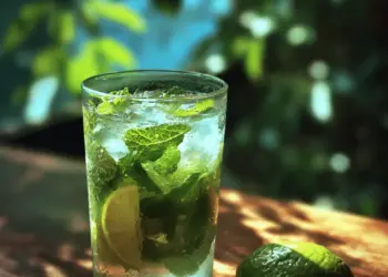 fresh mint mojito