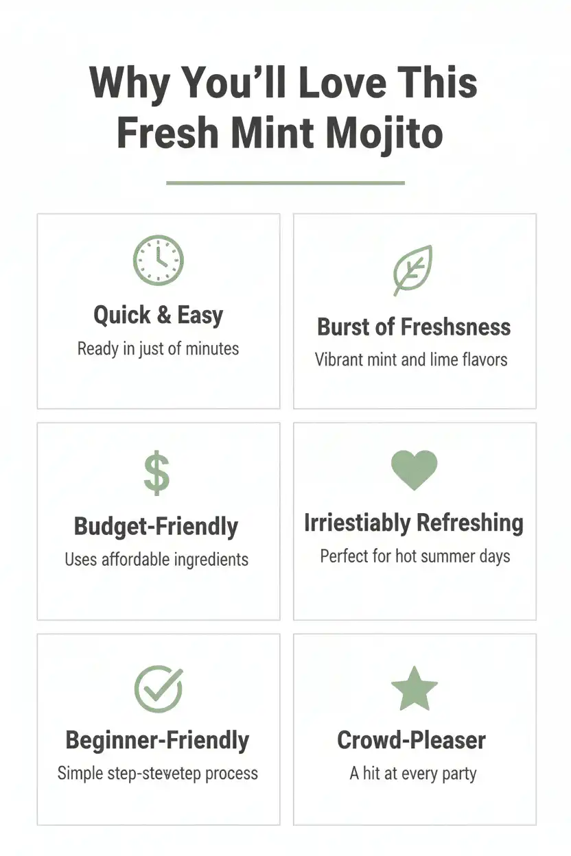 Why you'll love fresh mint mojito