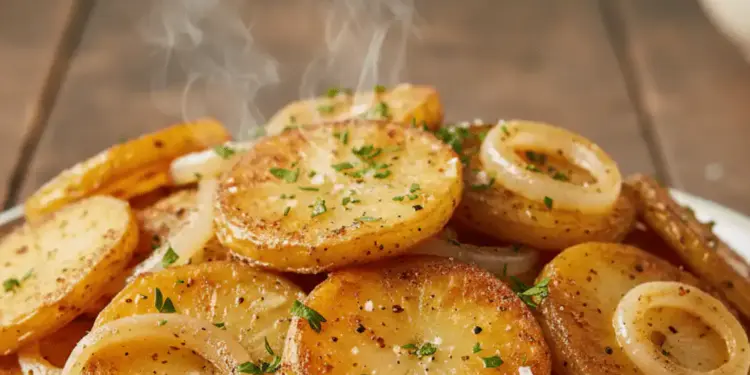 fried potatoes and onions