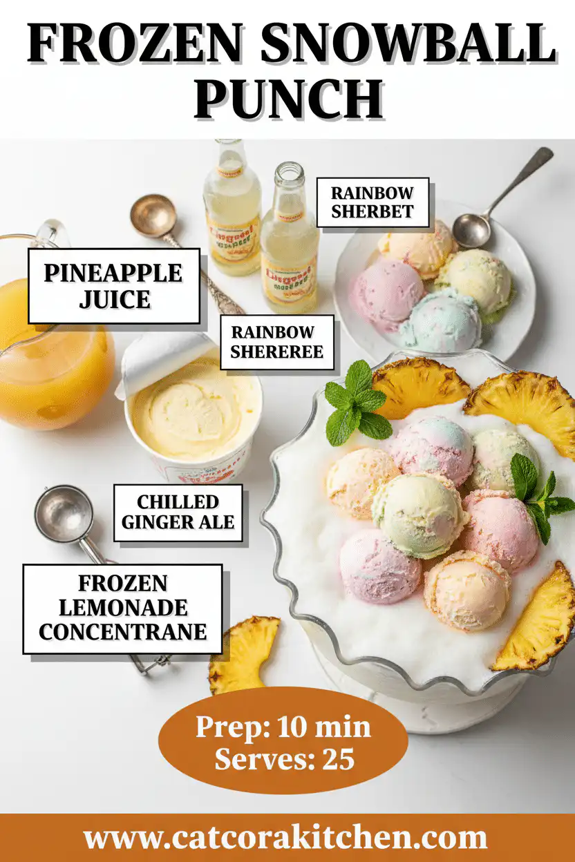 Frozen snowball punch ingredients