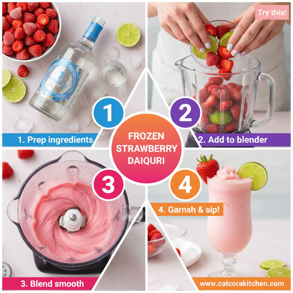 card recipe ingredients and instructions frozen strawberry daiquiri