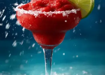 frozen strawberry margarita