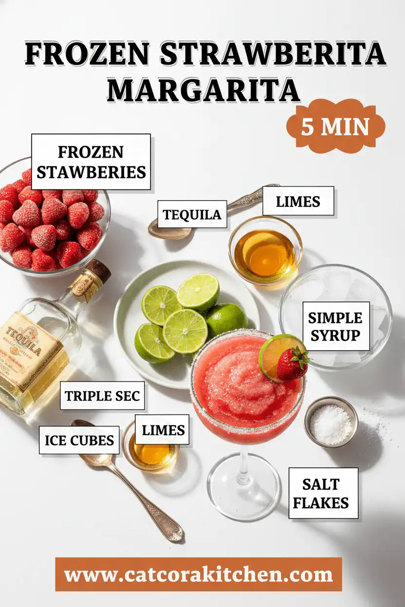 Frozen strawberry margarita ingredients