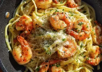 garlic butter shrimp pasta
