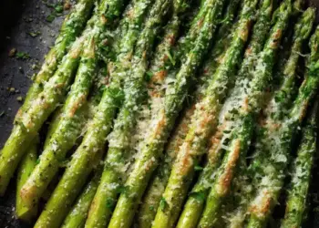 garlic parmesan roasted asparagus