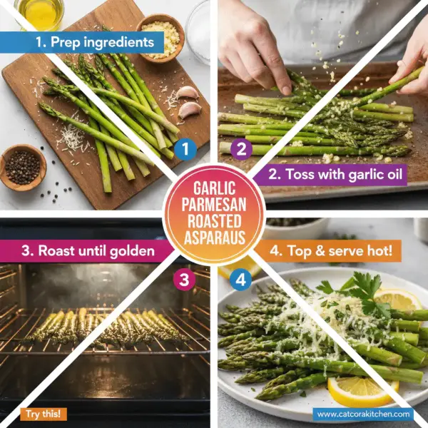 card recipe ingredients and instructions garlic parmesan roasted asparagus