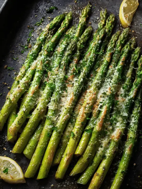 Garlic Parmesan Roasted Asparagus