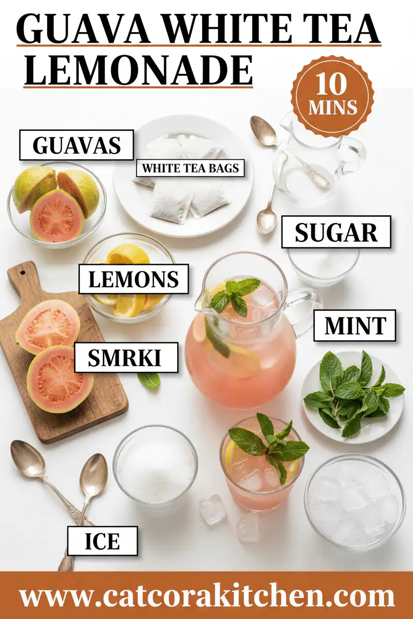 Guava white tea lemonade ingredients
