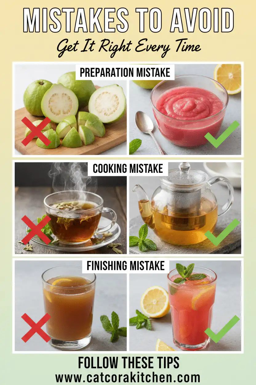 Guava white tea lemonade common mistakes