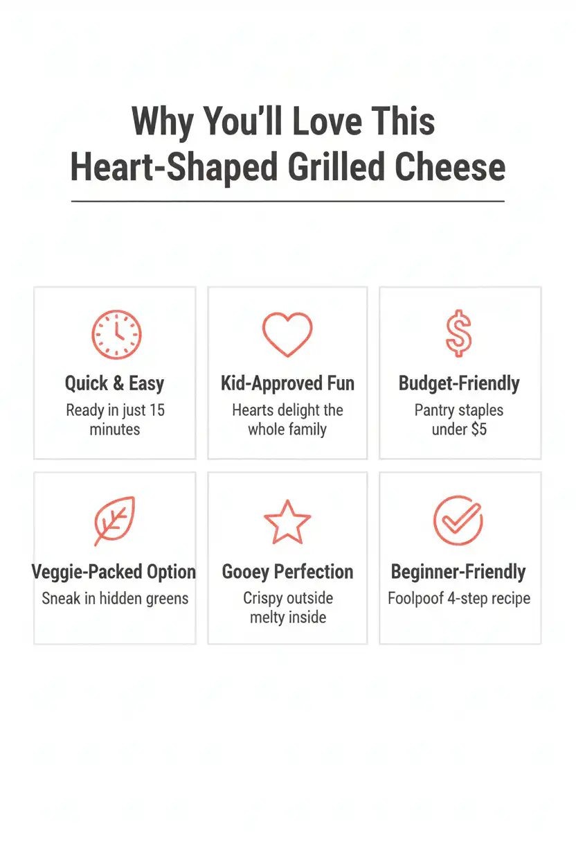 Why you'll love heart grilled cheese