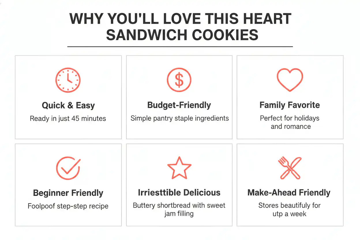 Why you'll love heart sandwich cookies