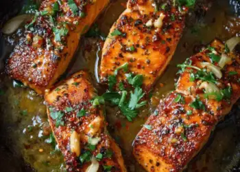 honey garlic salmon