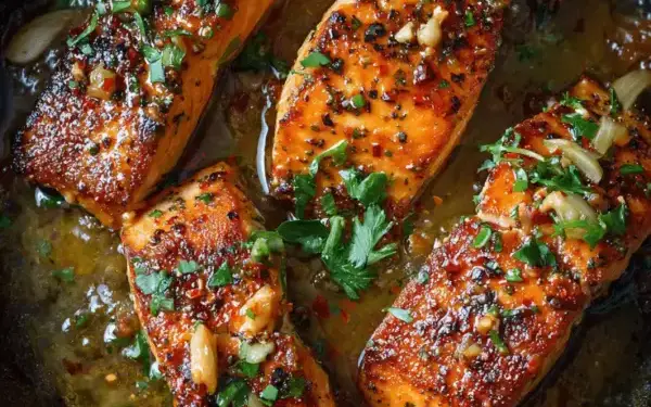 honey garlic salmon