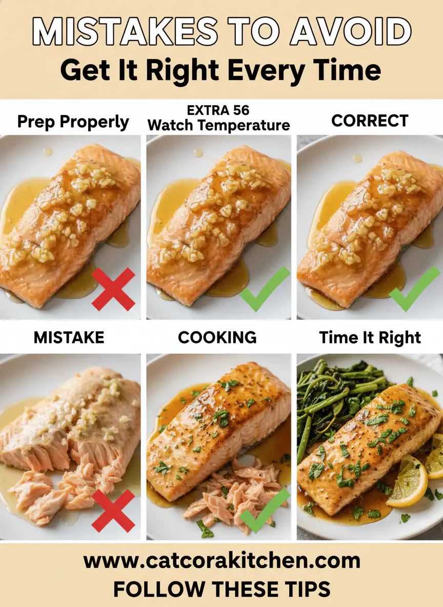 Honey garlic salmon common mistakes