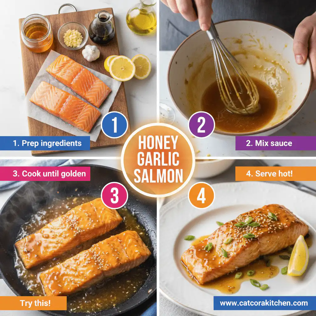 card recipe ingredients and instructions honey garlic salmon