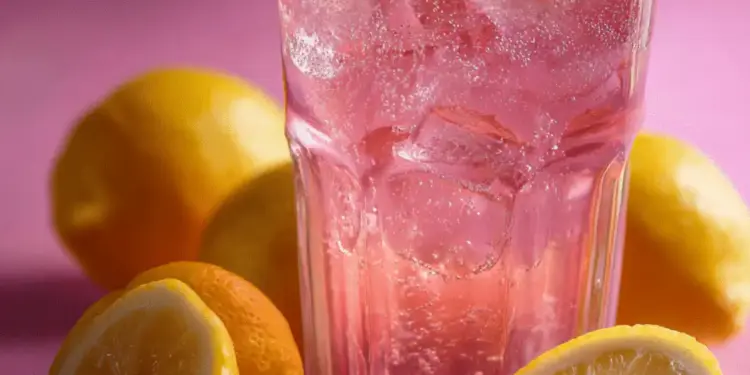 honey lemon pink soda