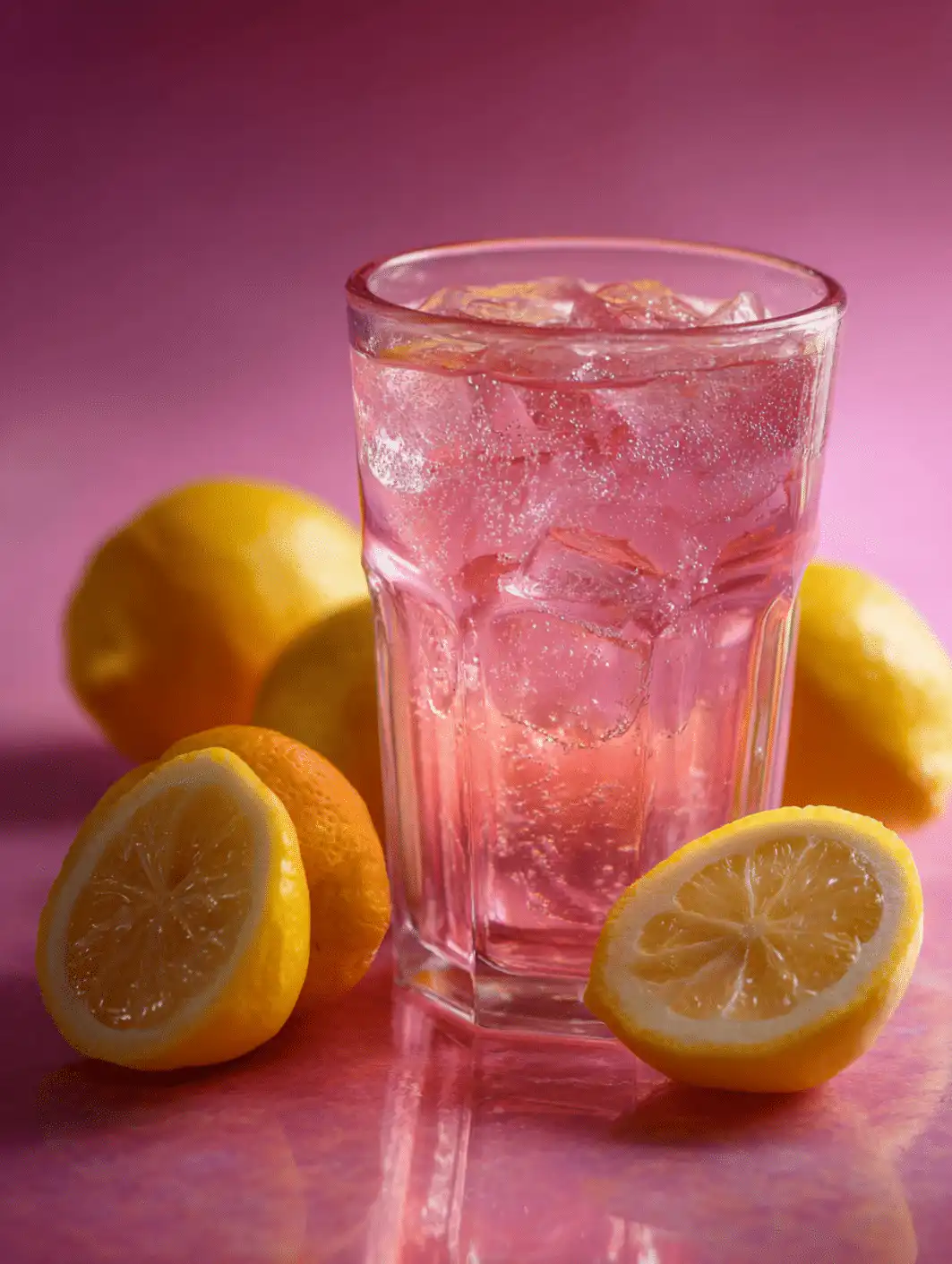 Honey Lemon Pink Soda – Easy Homemade Sparkling Drink