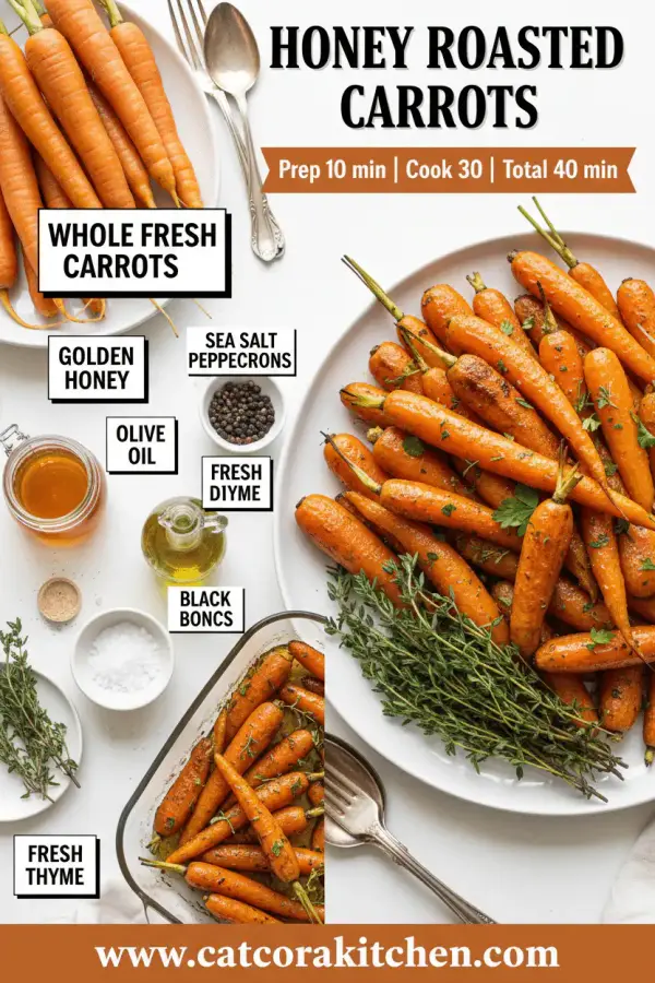 Honey roasted carrots ingredients