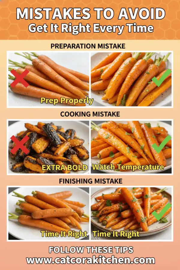 Honey roasted carrots common mistakes