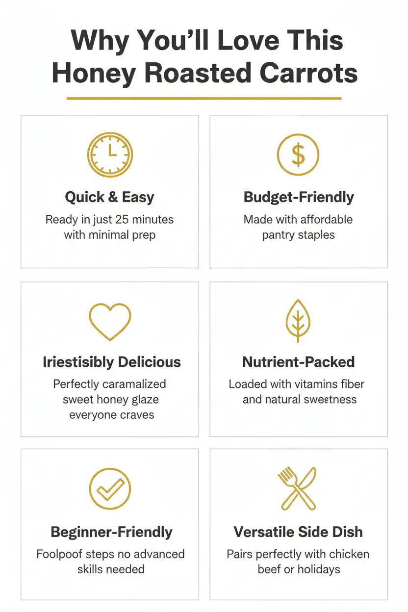 Why you'll love honey roasted carrots with thyme