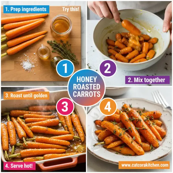 card recipe ingredients and instructions honey roasted carrots