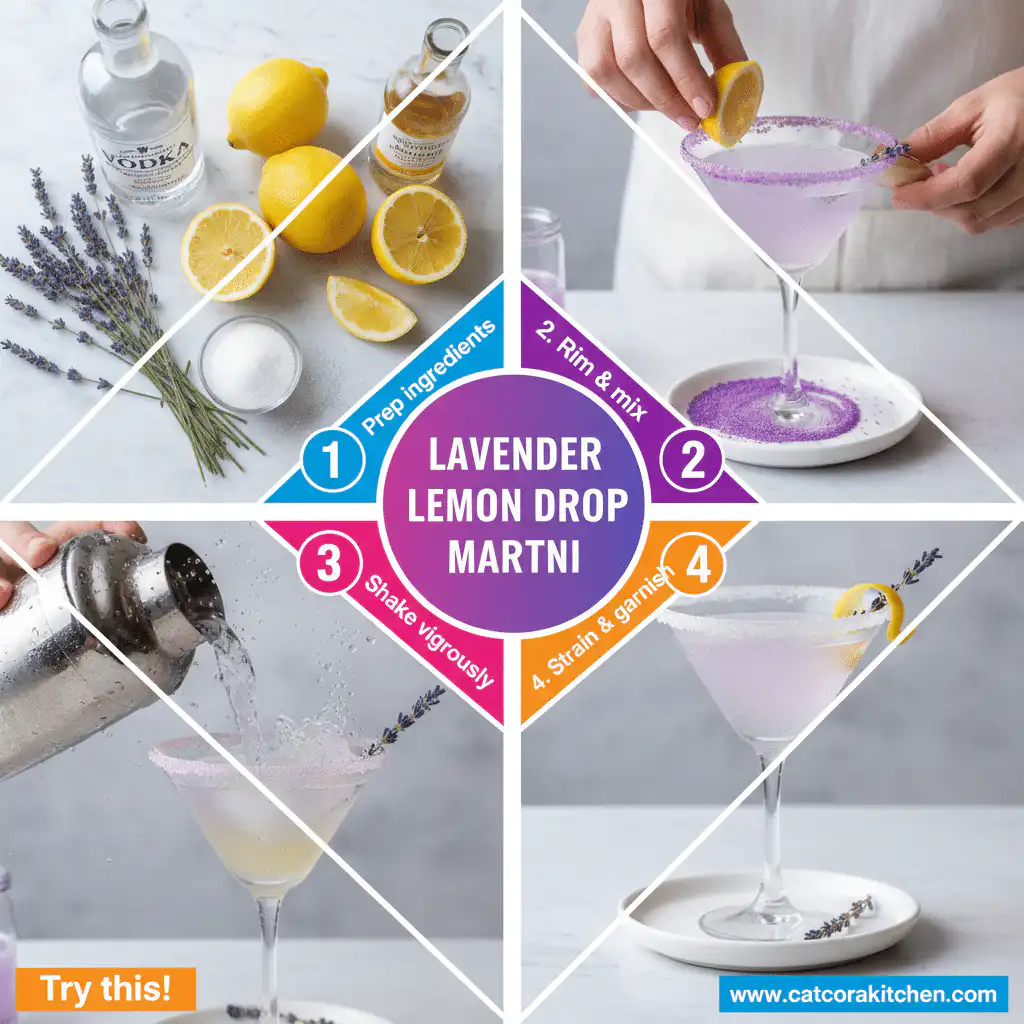 card recipe ingredients and instructions lavender lemon drop martini