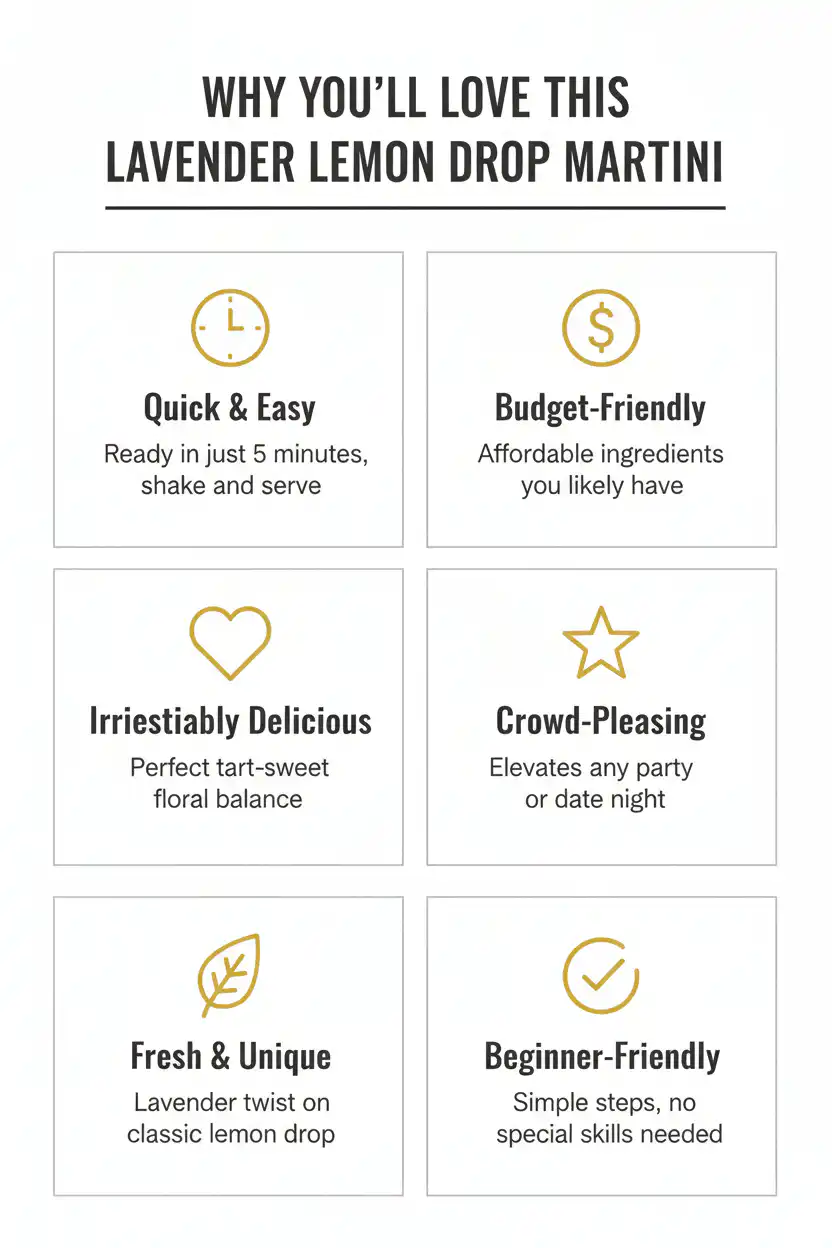 Why you'll love lavender lemon drop martini