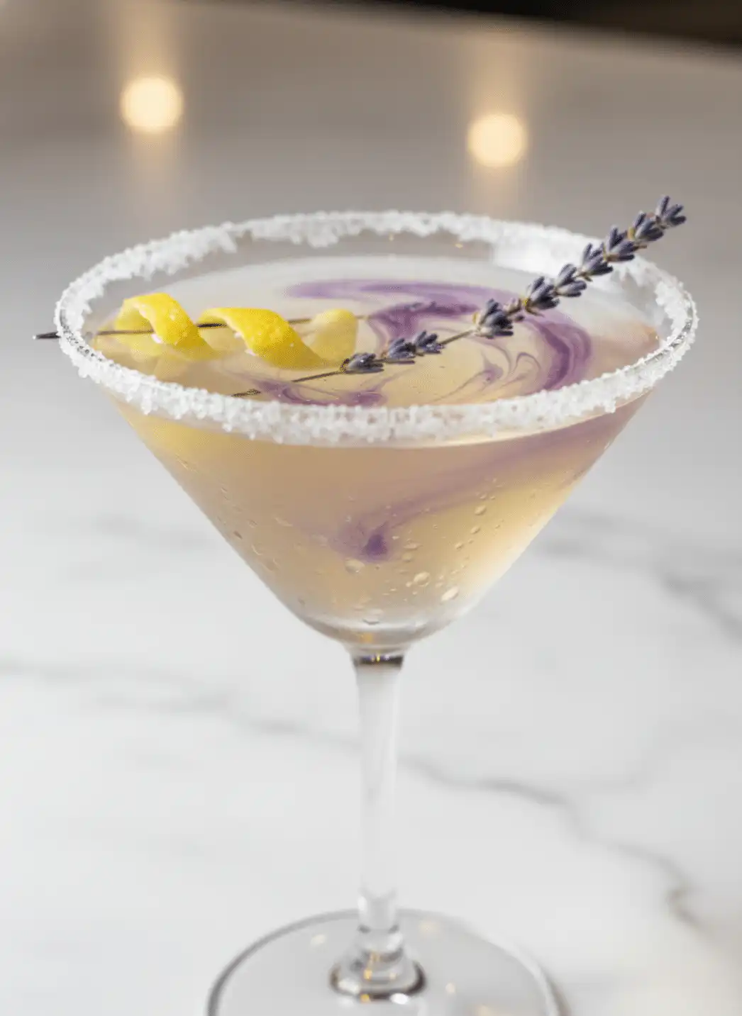 Lavender Lemon Drop Martini – Elegant Floral Cocktail