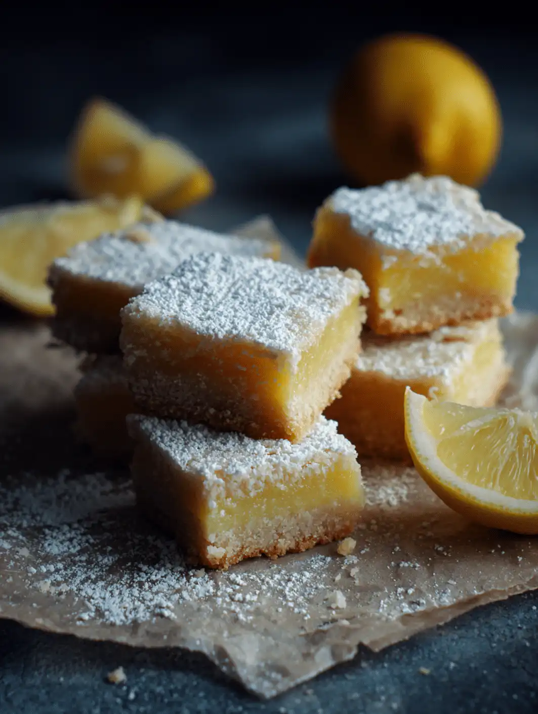 Lemon Bars with Shortbread Crust – Homemade Recipe