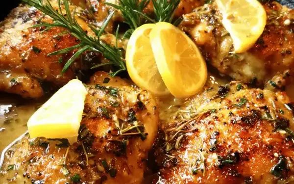 lemon herb chicken thighs