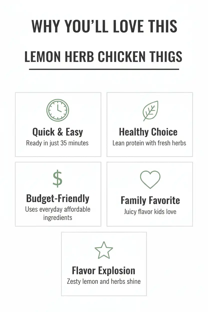 Why you'll love lemon herb chicken thighs