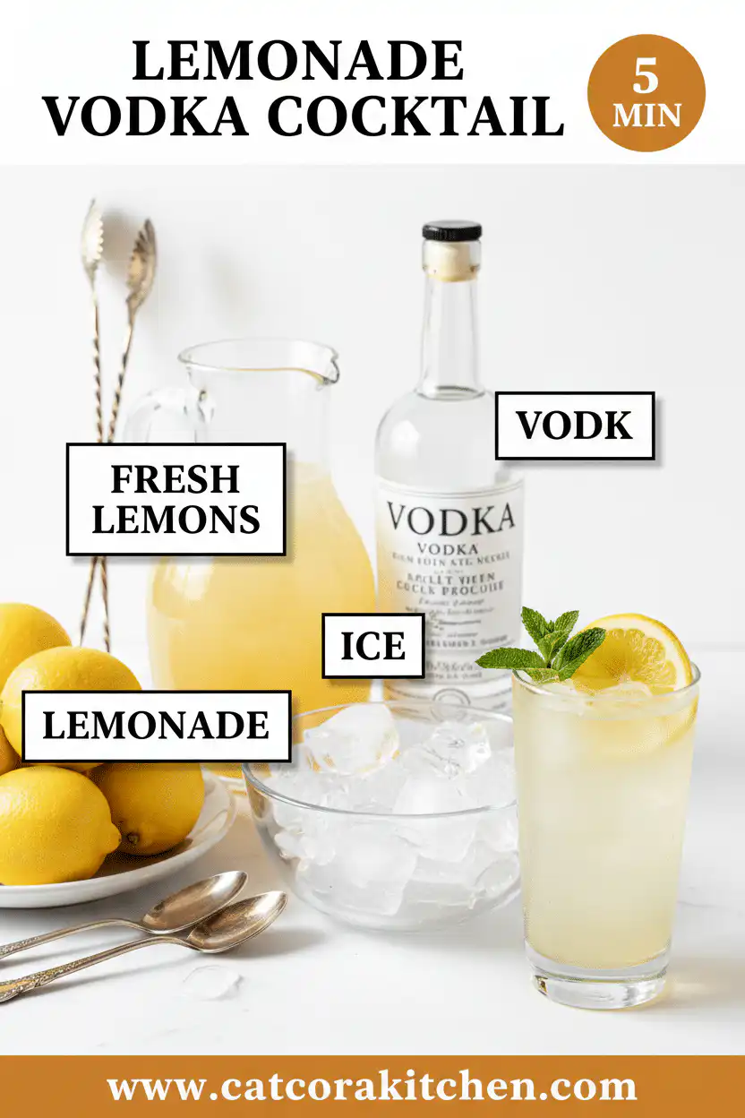 Lemonade vodka cocktail ingredients