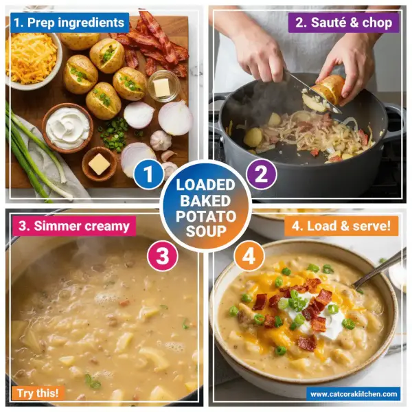 card recipe ingredients and instructions loaded baked potato soup