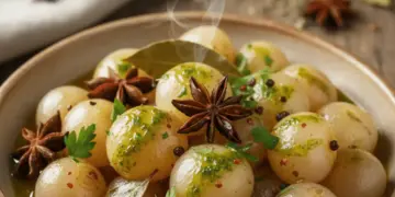 mini onion boil