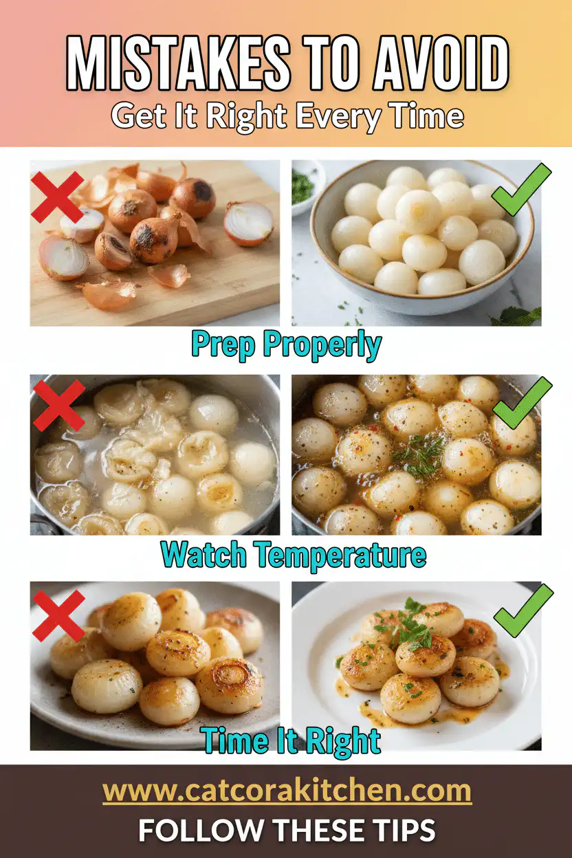 Mini onion boil common mistakes
