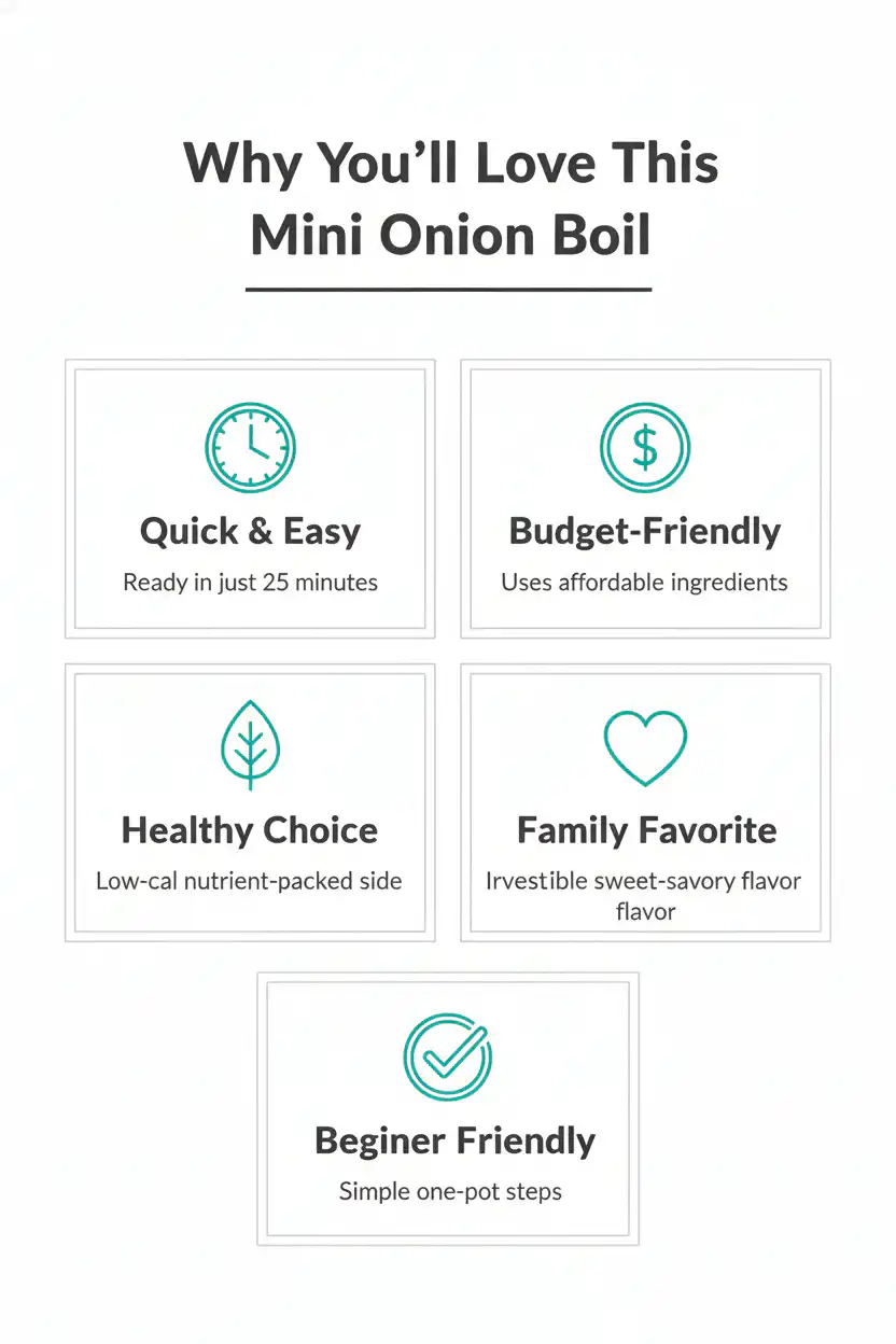 Why you'll love mini onion boil