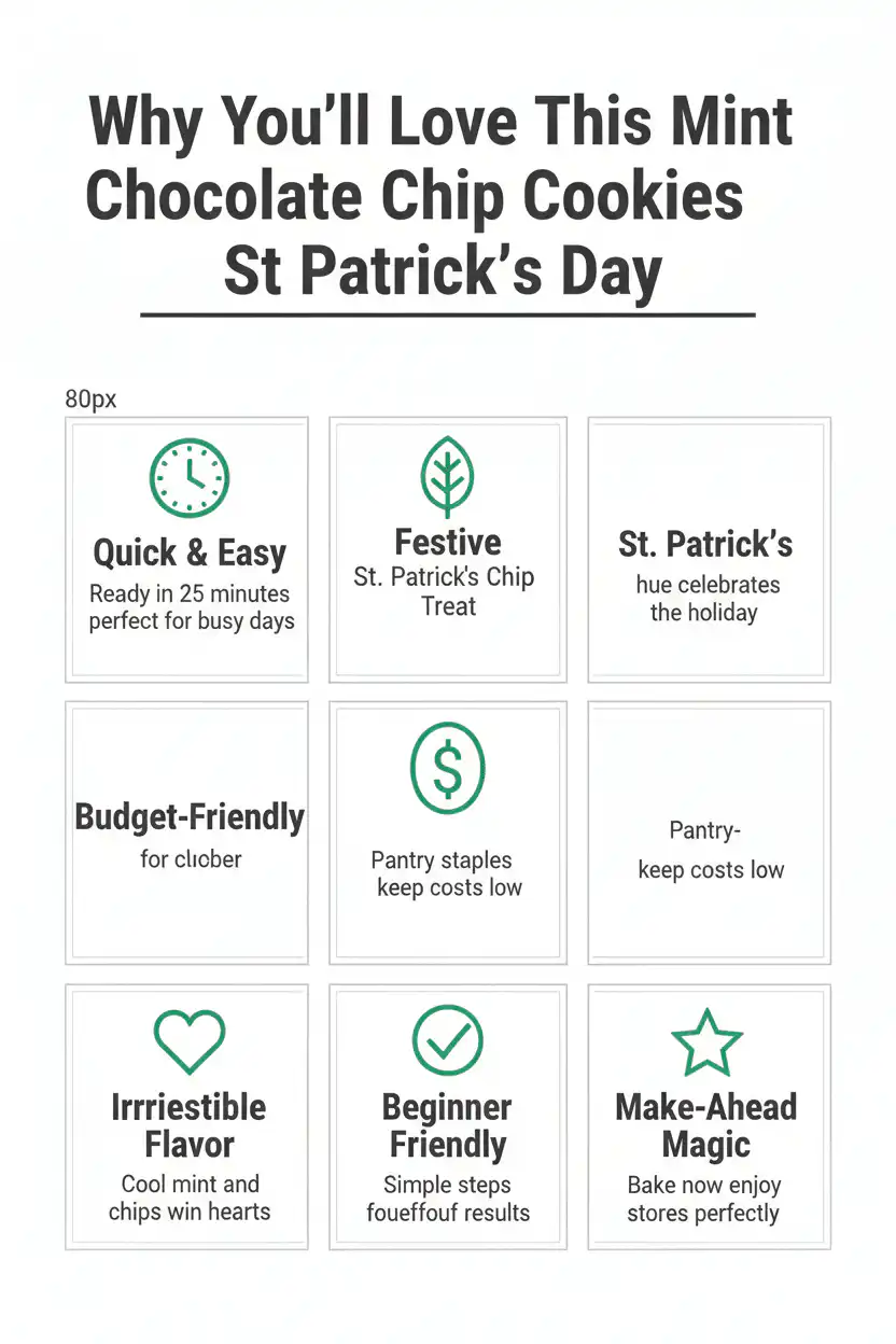 Why you'll love mint chocolate chip cookies St Patrick's Day