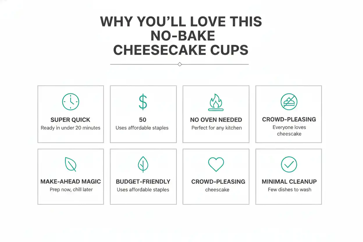 Why you'll love no-bake cheesecake cups