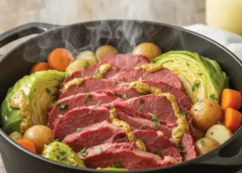 one pot corned beef and cabbage