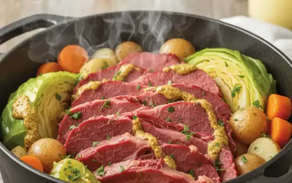 one pot corned beef and cabbage