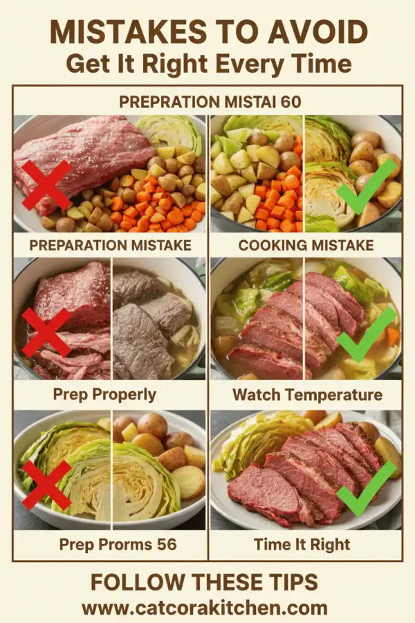 One pot corned beef and cabbage common mistakes