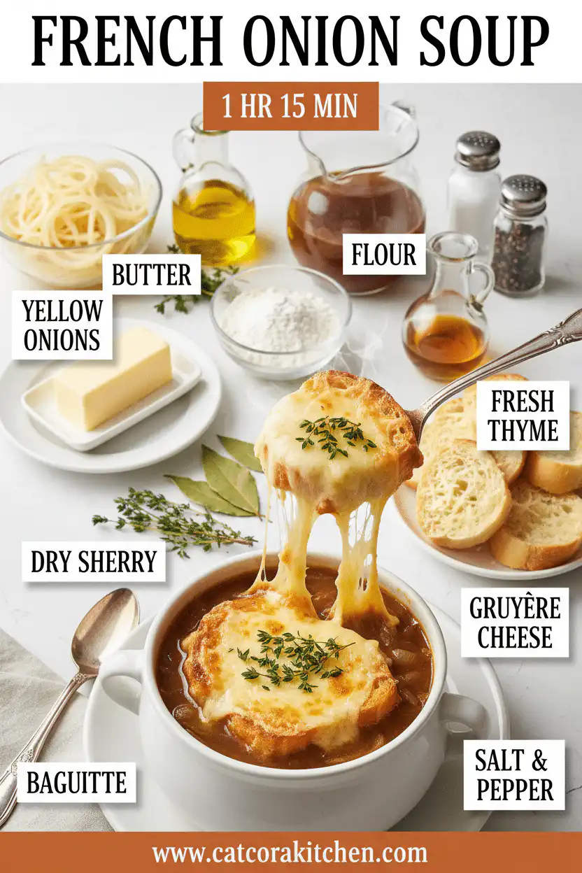 Onion soup ingredients