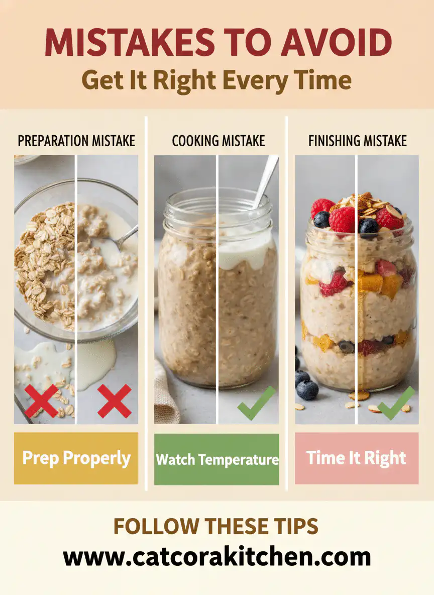 Overnight Oats common mistakes