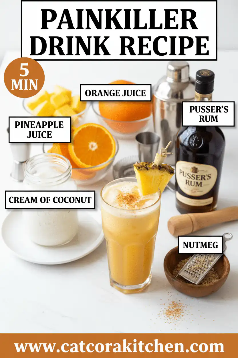 Painkiller drink recipe ingredients